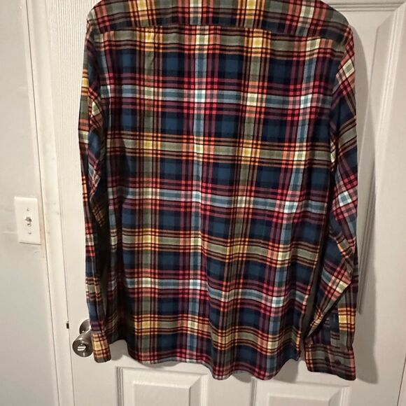 Rodd & Gunn Red and Blue Casual Button Down Shirt - Picture 3 of 6